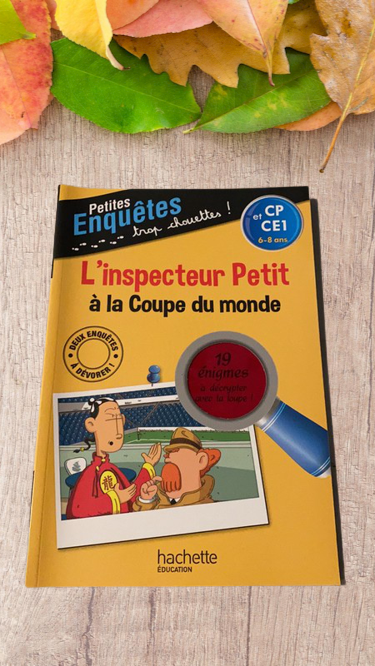 Livre Apprentissage de la lecture L'inspecteur Petit à la coupe Niveau CP et CE1