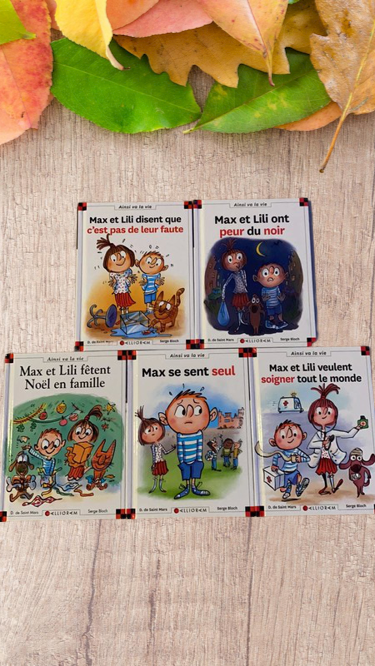 Lot de 5 livres Max et Lili Neuf Bande dessiné Ainsi va la vie !
