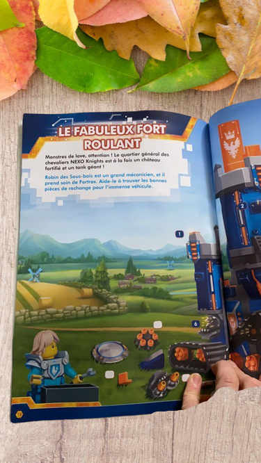 Magazine LEGO Nexo Knights avec sachet 1 figurine neuve