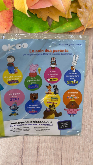 Set de coloriage  Okoo Peppa Pig tchoupi zou ! Histoires jeux activtés  !