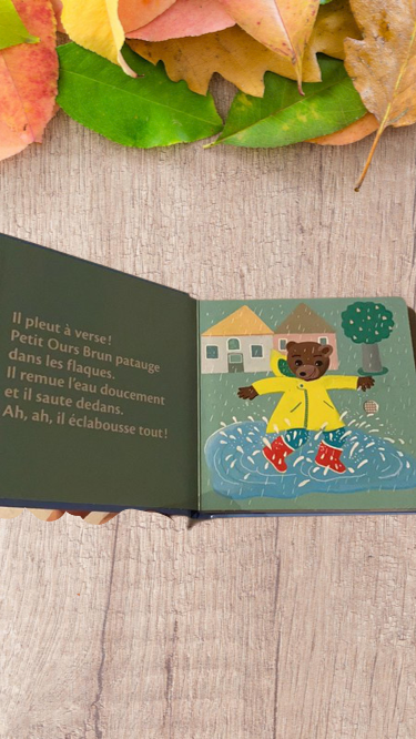 Livre Sonore Petit Ours Brun "La météo" neuf !