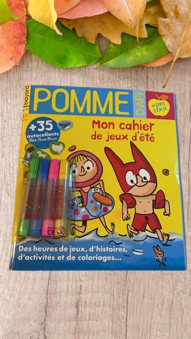 Magazine Pomme d'api Petit Ours Brun Mon cahier d'été Neuf ! Histoire jeux activités