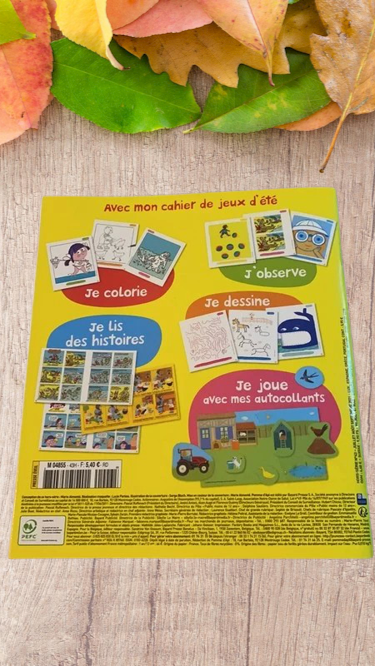 Magazine Pomme d'api Petit Ours Brun Mon cahier d'été Neuf ! Histoire jeux activités