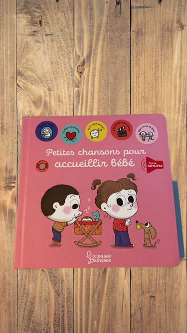 Livre Sonore Petites Chansons pour accueillir Bébé Neuf Larousse Jeunesse