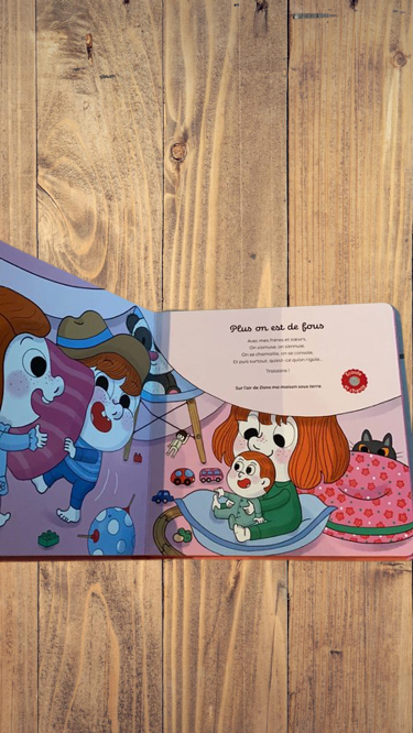 Livre Sonore Petites Chansons pour accueillir Bébé Neuf Larousse Jeunesse