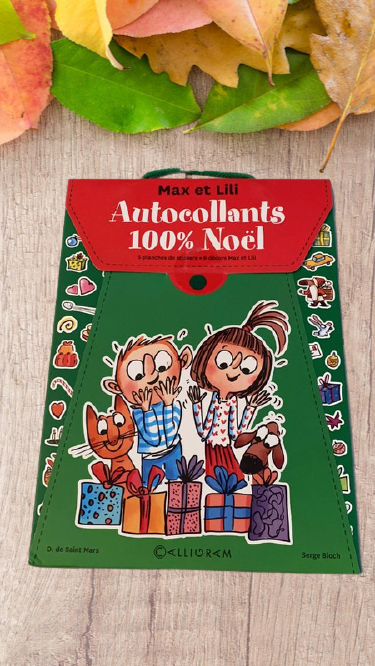 Pack de 200 stickers Max et Lili Spécial Noël Jeux activité Neuf