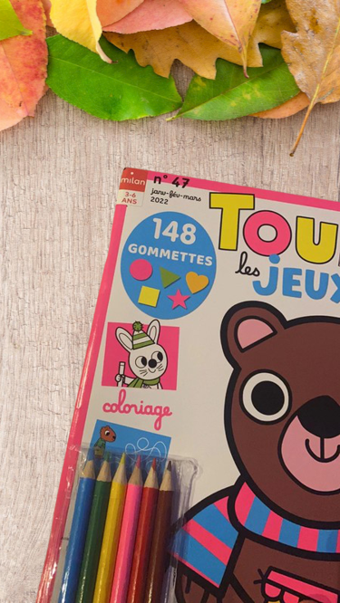 Magazine livre Toupie jeux Ecole 148 gommettes jeu histoires Neuf